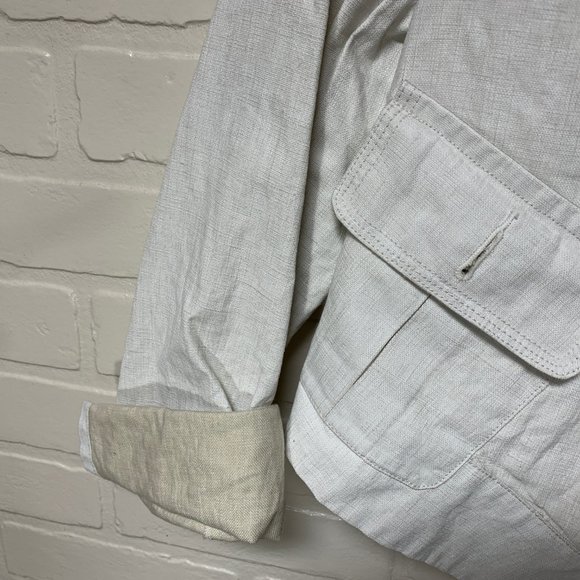 NWT Cabi Waxed Linen Jacket, Size Medium - Picture 4 of 12